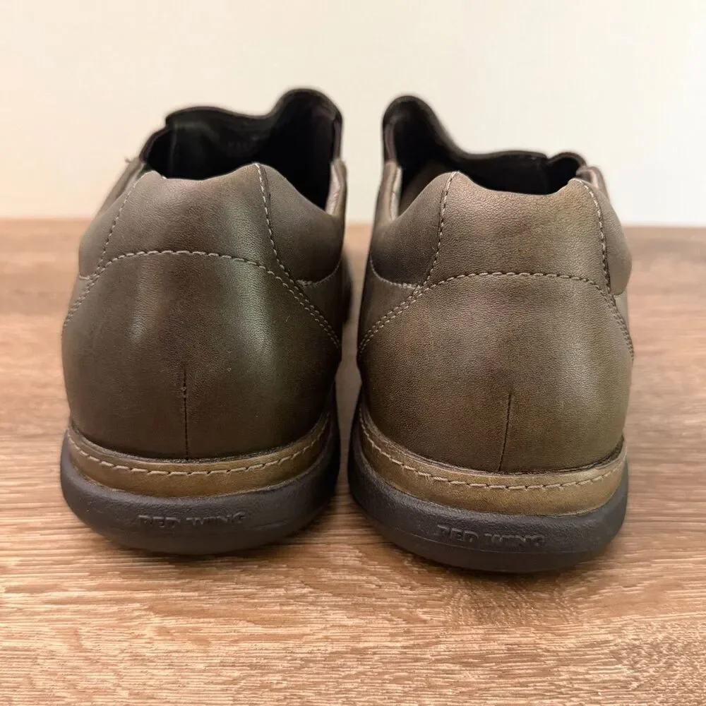 Red Wing Turner 4118 Men's Size 12N Gray Leather Slip On Comfort Casual Shoes